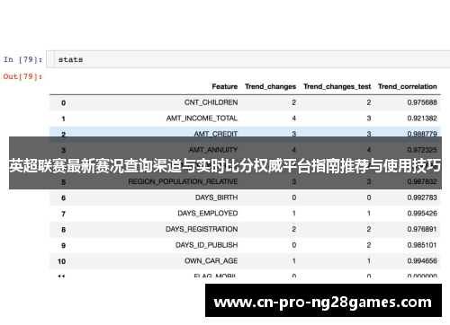 英超联赛最新赛况查询渠道与实时比分权威平台指南推荐与使用技巧